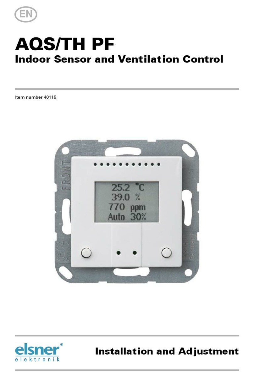 Elsner AQS/TH PF Installation and adjustment manual