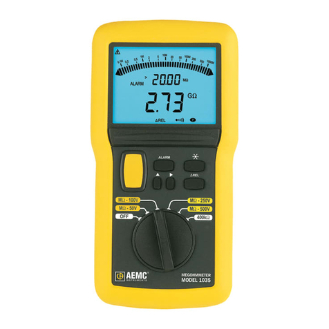 AEMC 1035 User manual