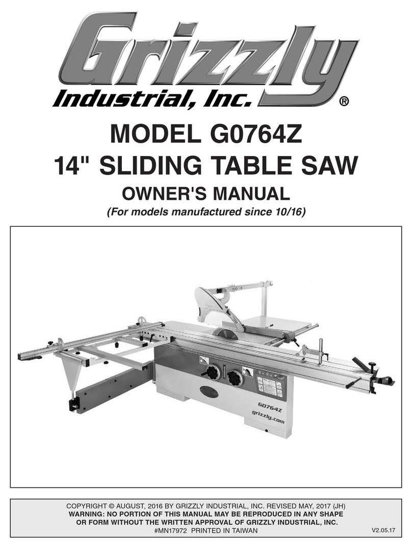 Grizzly G0764Z User manual
