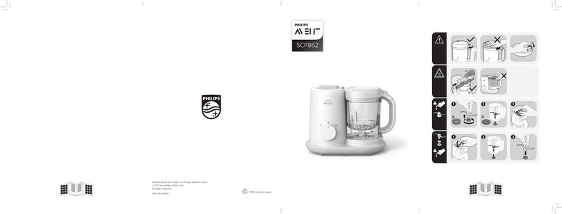 Philips AVENT SCF862 user manual