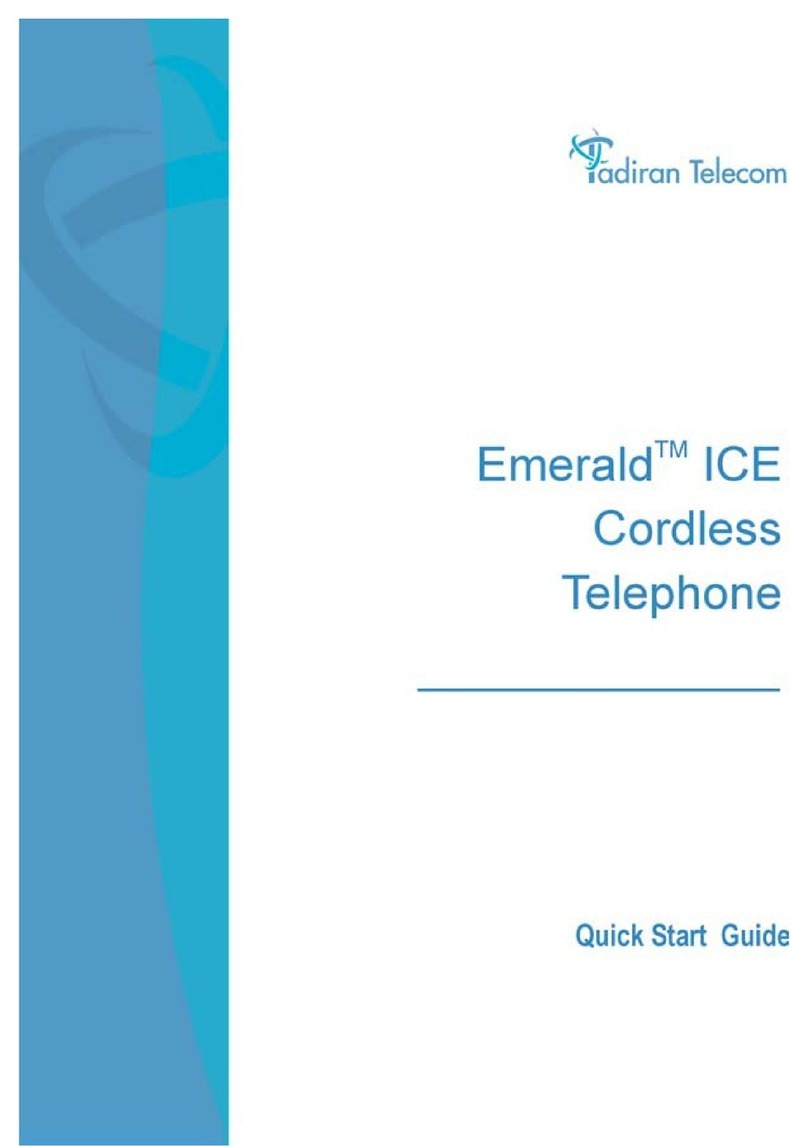 Tadiran Telecom EMERALD ICE quick start guide