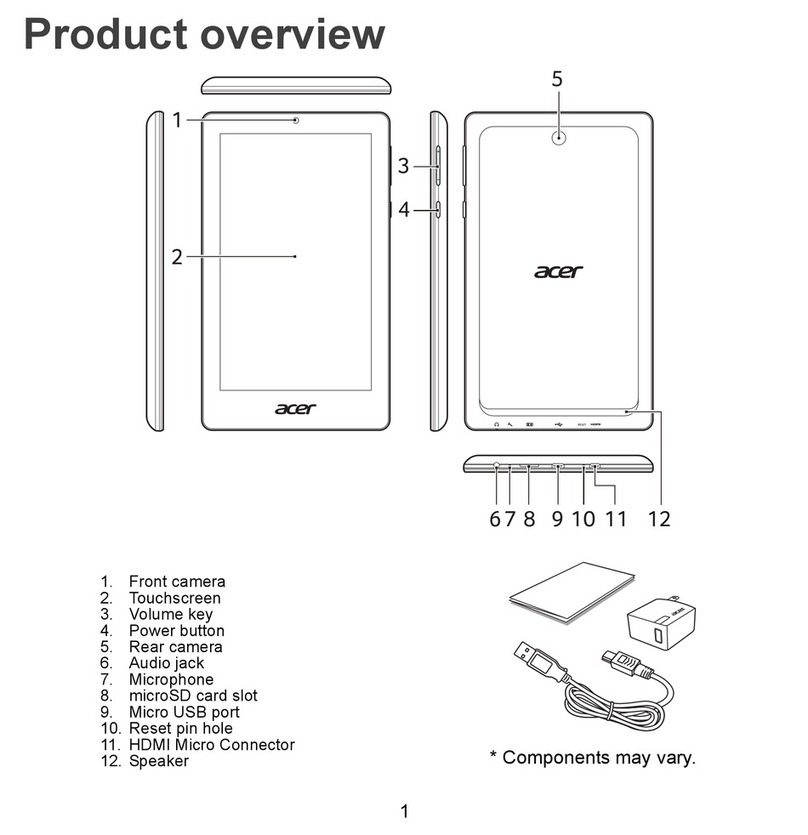 Acer Iconia One 7 user manual