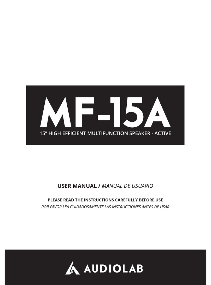 Audiolab MF-15A user manual