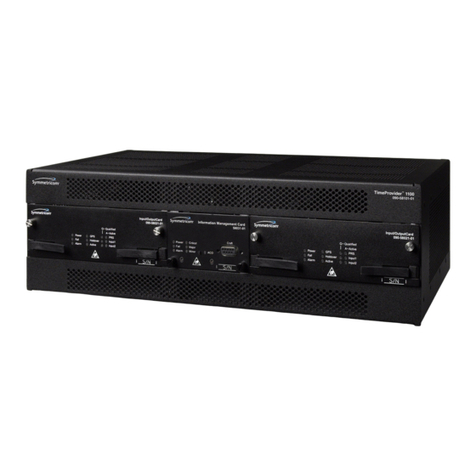 Symmetricom TimeProvider 1000 User manual