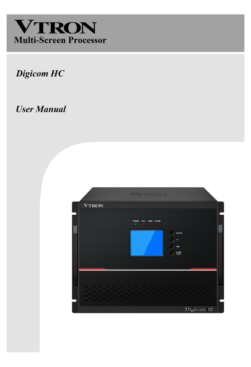 Vtron digicom hc series User manual