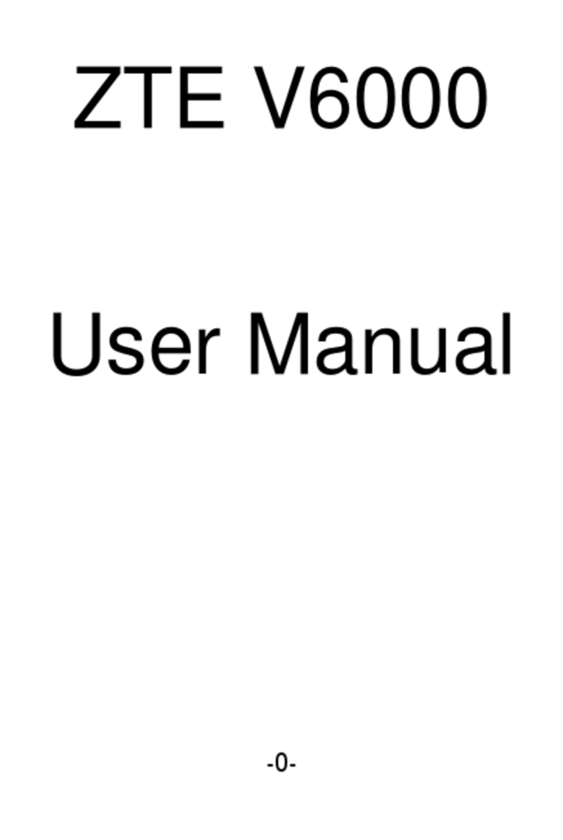 Zte V6000 user manual