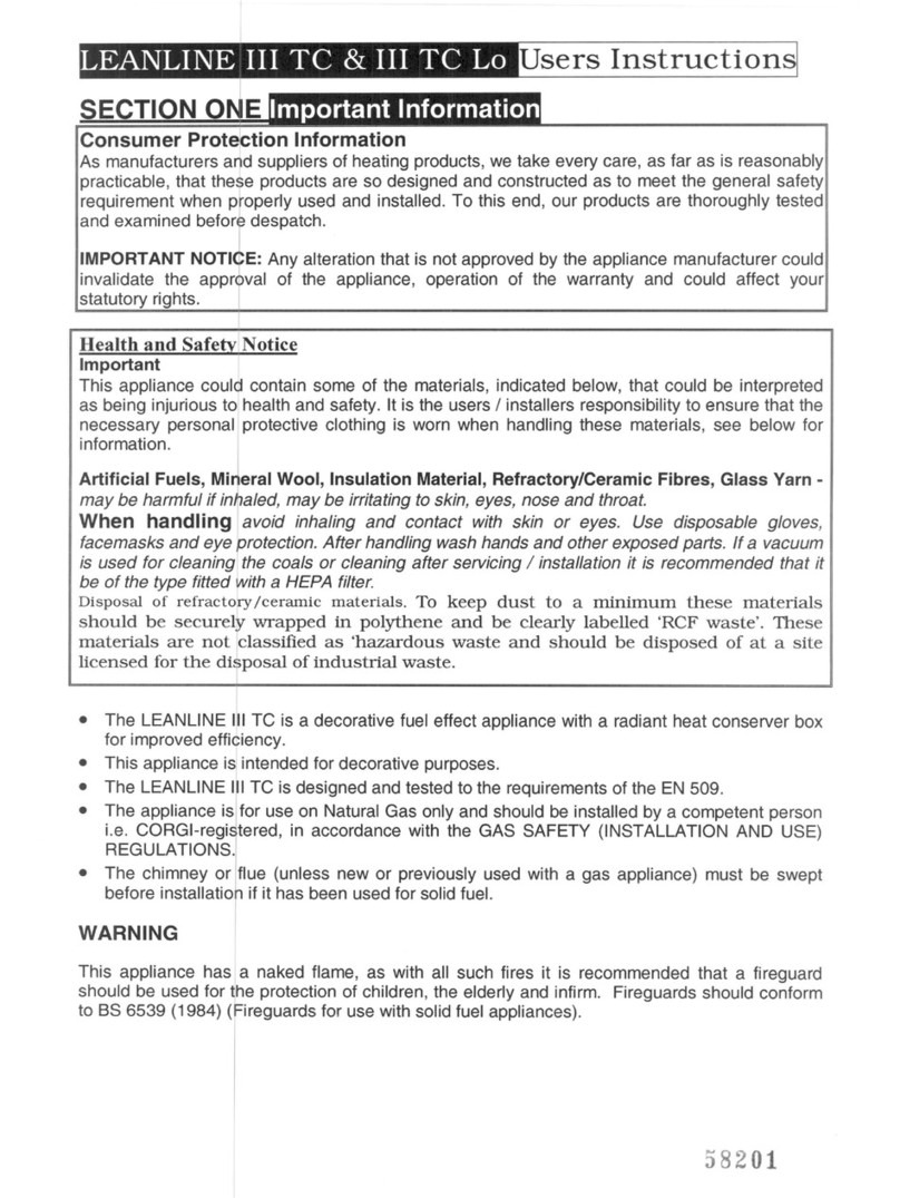 Matchless Leanline III TC User instructions Matchless Leanline III TC User instructions