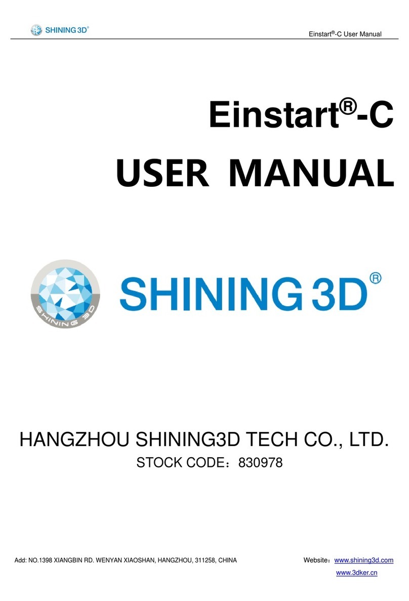 Shining 3D einstart-c user manual