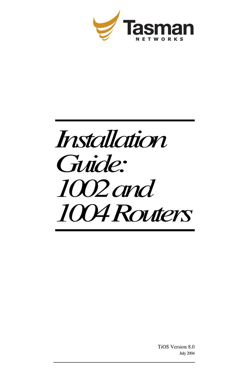 Tasman Networks 1002 installation guide