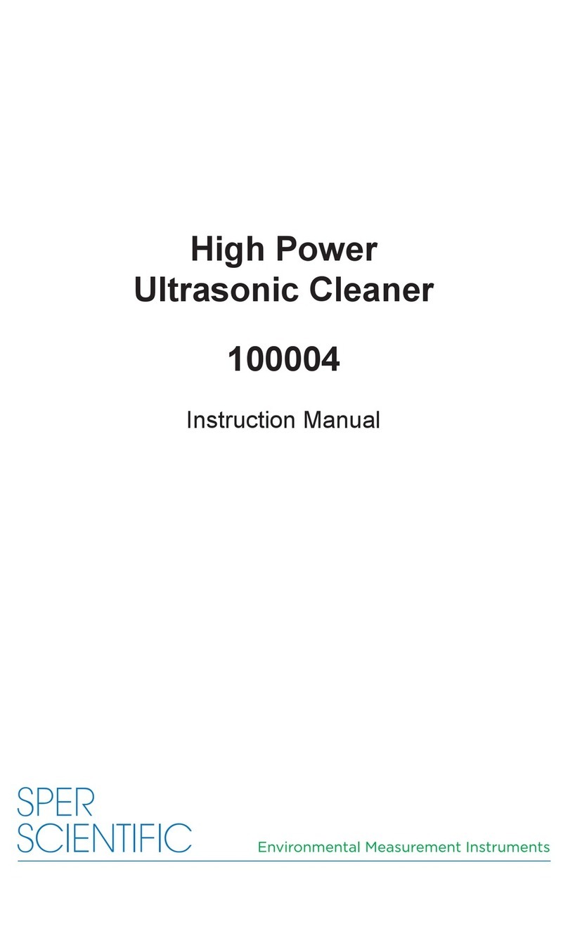 Sper scientific 100004 instruction manual