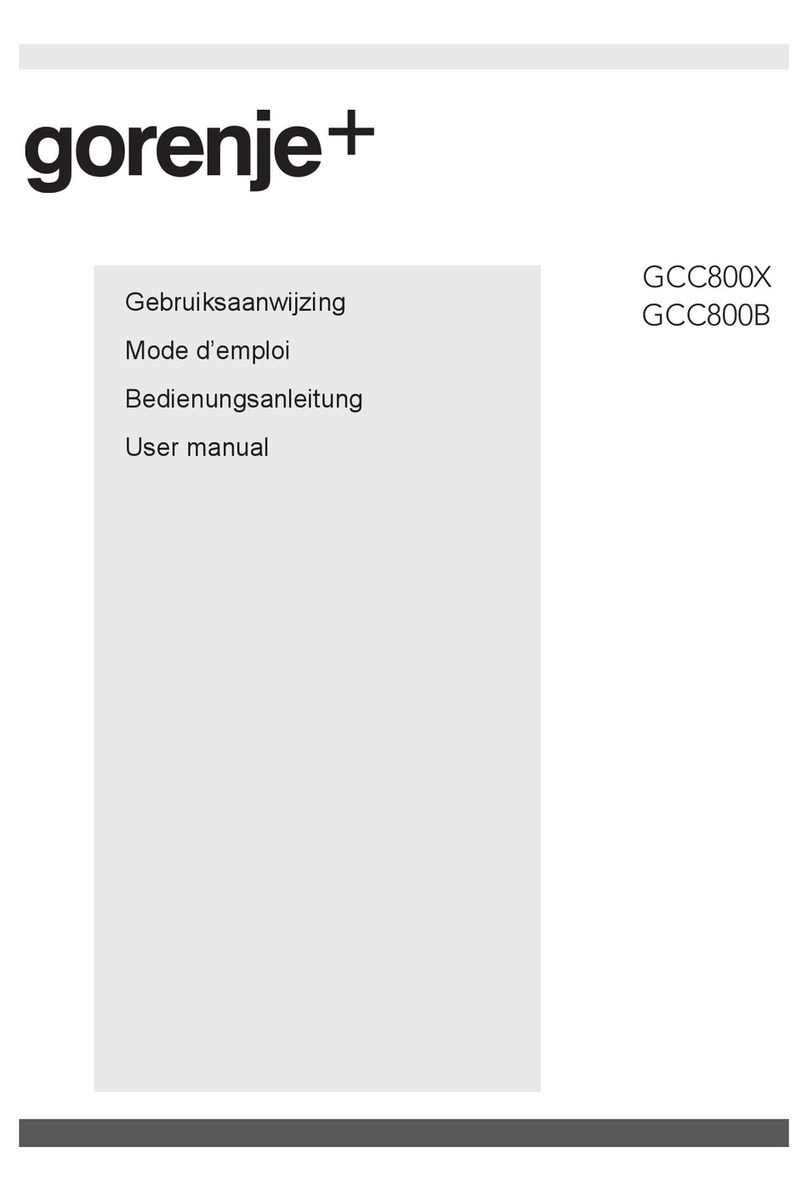 Gorenje Plus GCC800B user manual