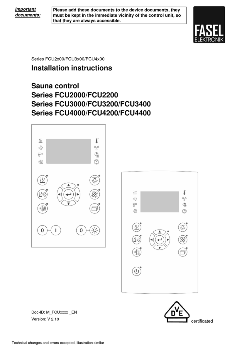 Fasel Elektronik FCU2000 Series User manual