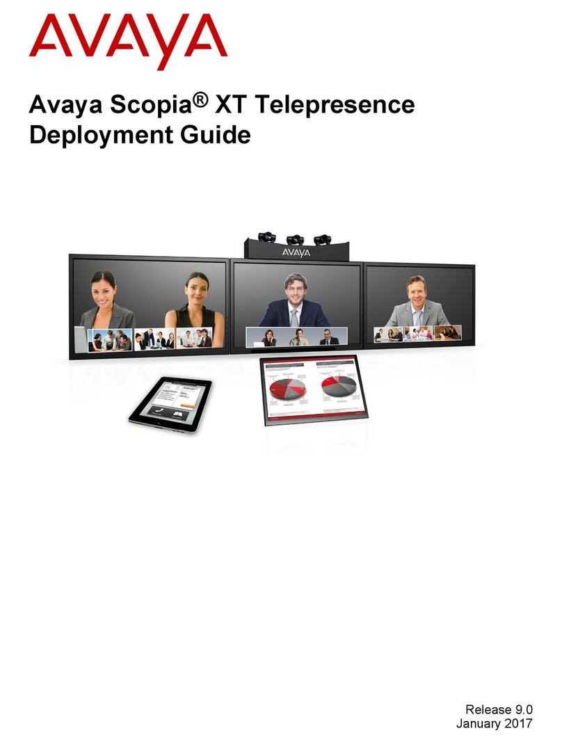 Avaya Scopia XT telepresence Deployment guide
