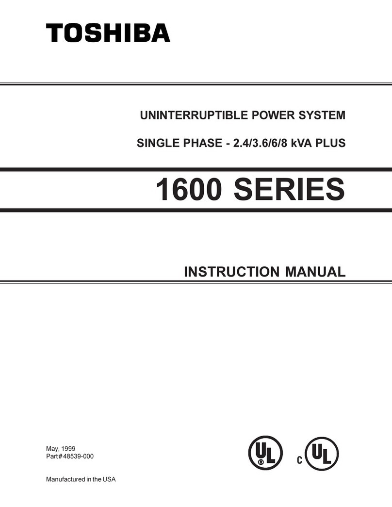 Toshiba 1600 Series User manual Toshiba 1600 Series User manual