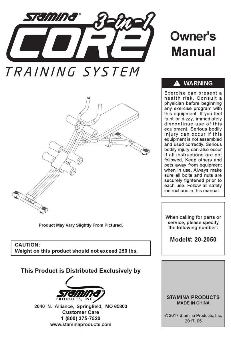 Stamina 20-2050 User manual