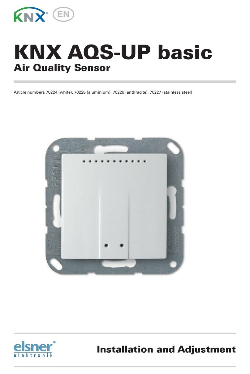 KNX AQS-UP basic Installation and adjustment manual