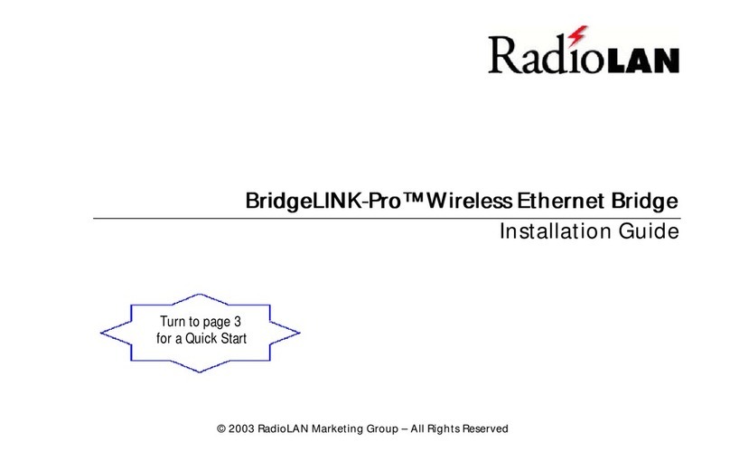 RadioLAN BridgeLINK-Pro installation guide