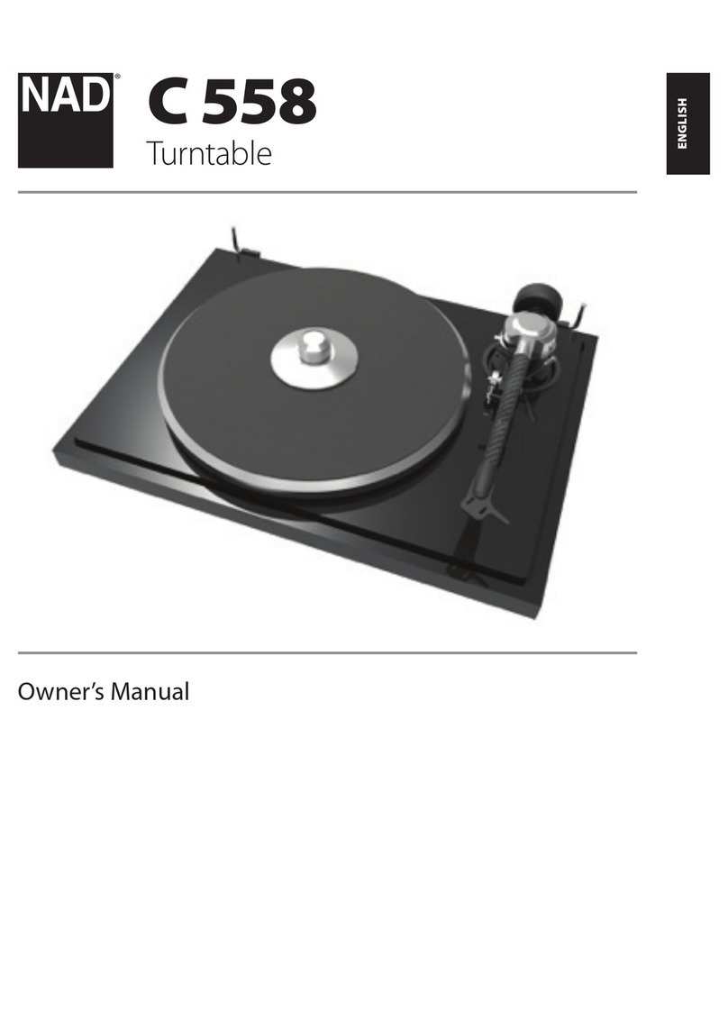 NAD C 558 owner's manual