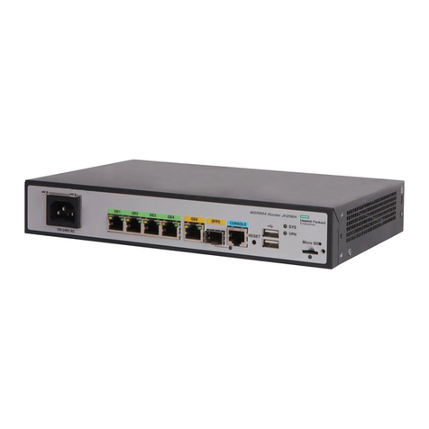 HPE FlexNetwork MSR954 Installation manual