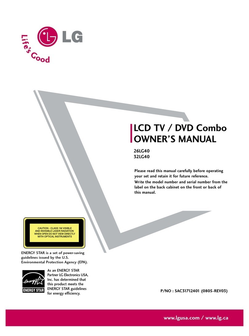 LG 26LG40 Series User manual