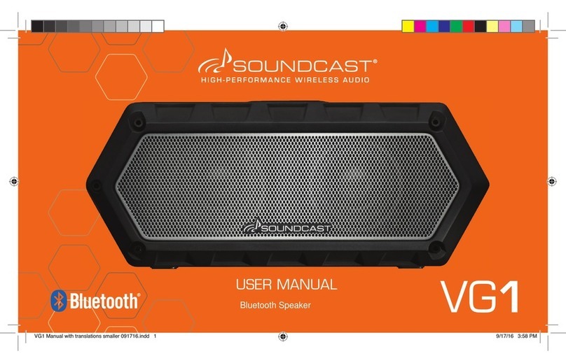 Soundcast VG1 User manual Soundcast VG1 User manual