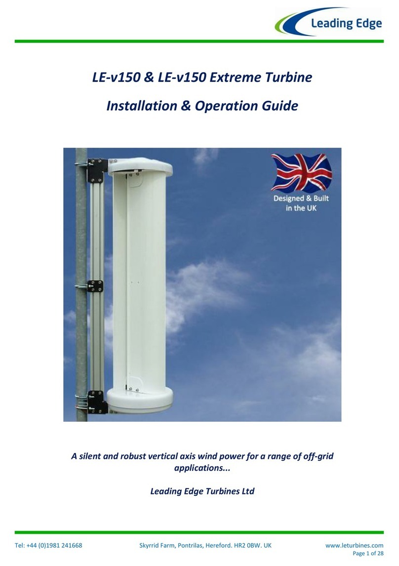 Leading Edge LE-v150 Extreme Turbine Original operating instructions