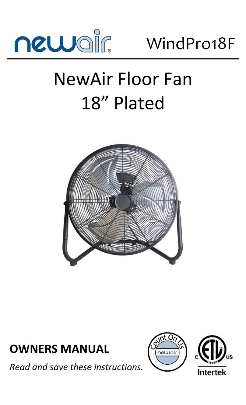 New Air WindPro18F owner's manual New Air WindPro18F owner's manual