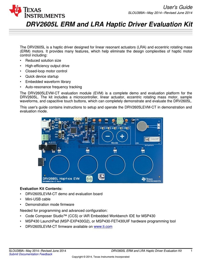 Texas Instruments DRV2605L User manual