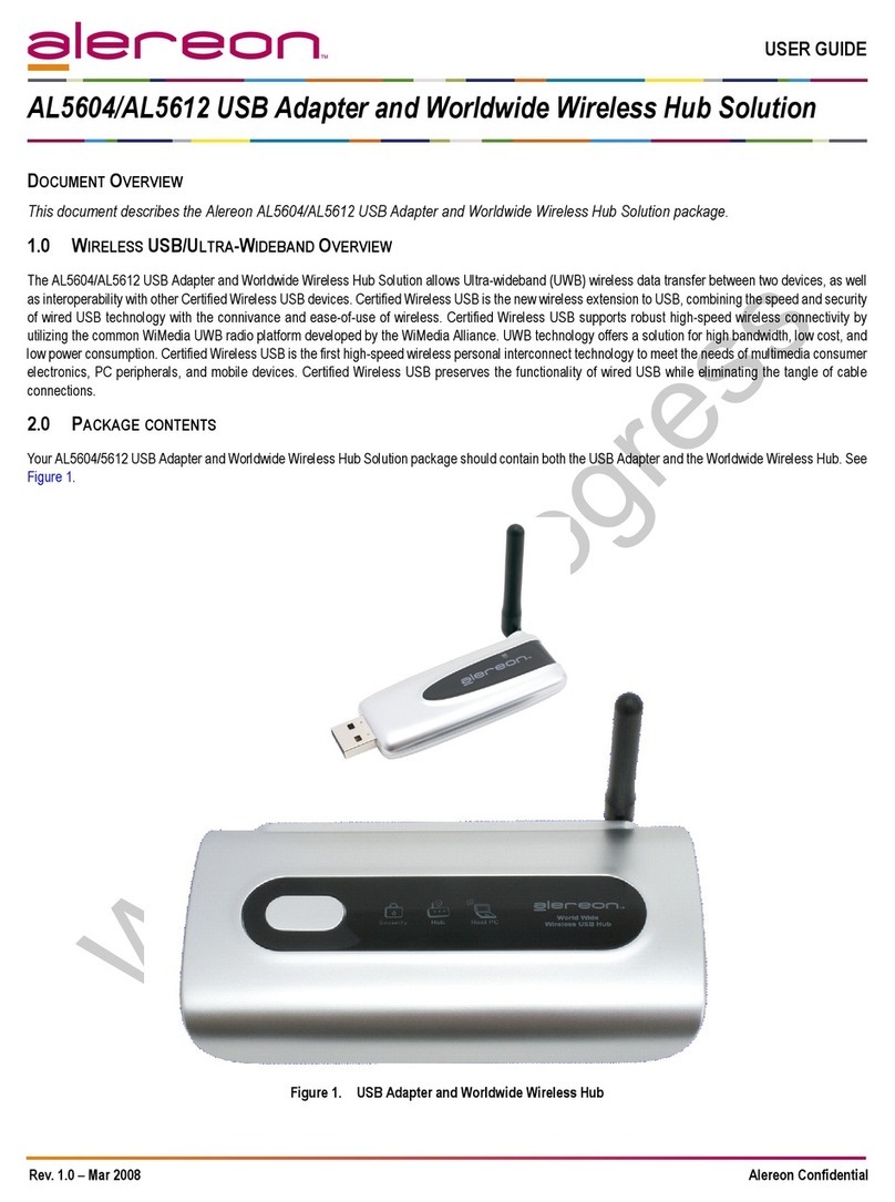 Alereon AL5604 User manual