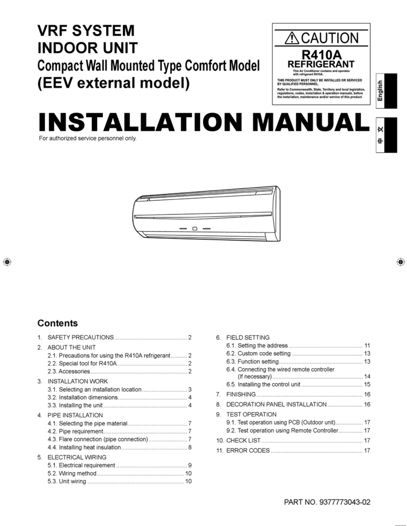 Fujitsu ASYE14 User manual