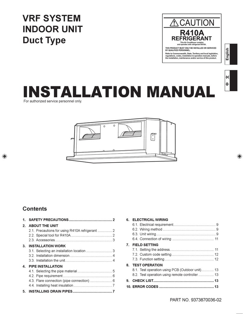 Fujitsu ARXC36L User manual