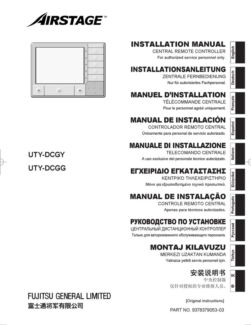 AirStage UTY-DCGG installation manual