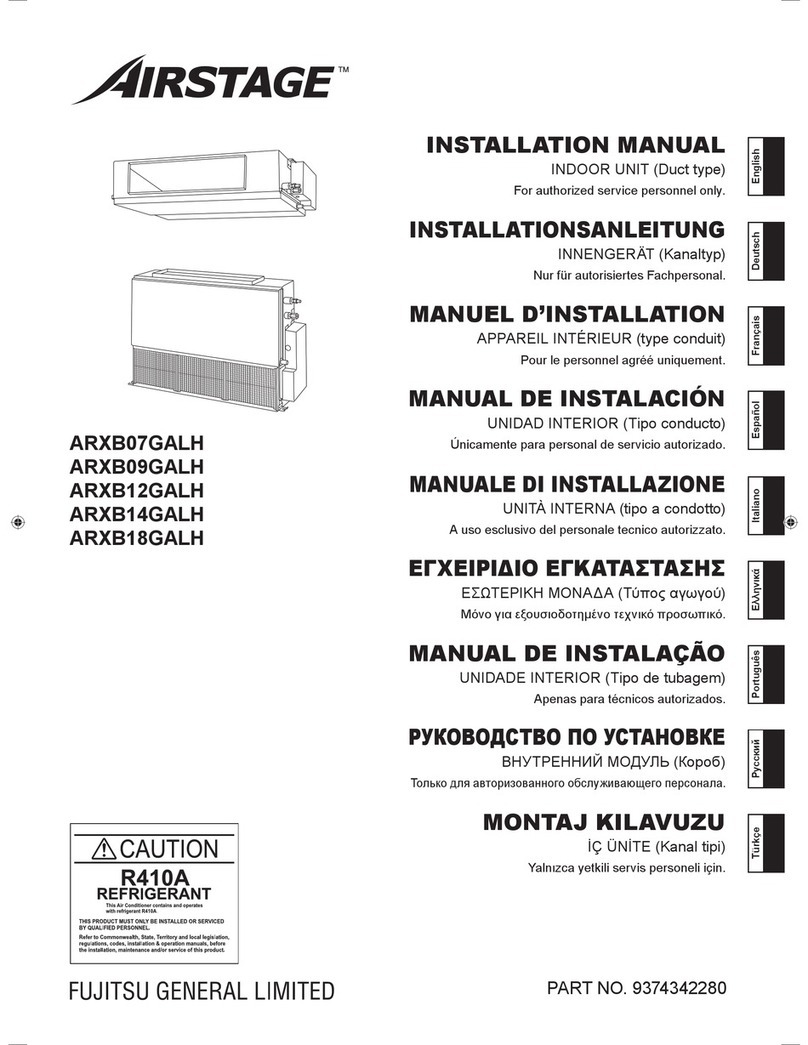 AirStage ARXB09GALH User manual
