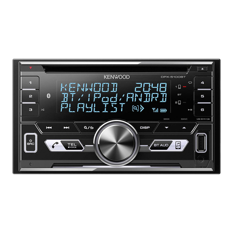 Kenwood DPX-5100BT User manual Kenwood DPX-5100BT User manual