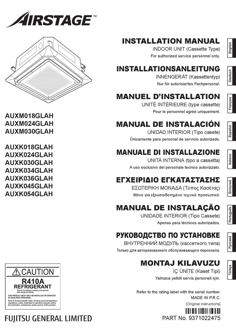 AirStage AUXM024GLAH User manual