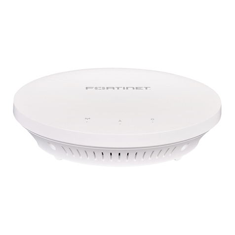 Fortinet FortiAP 221E quick start guide