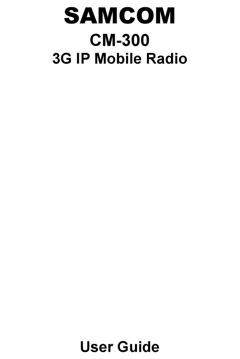 SAMCOM CM-300 user guide
