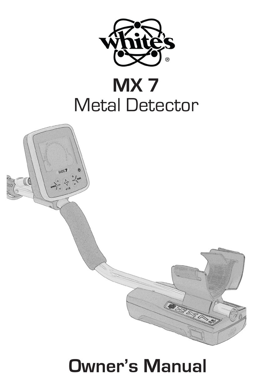 Whites MX 7 owner's manual