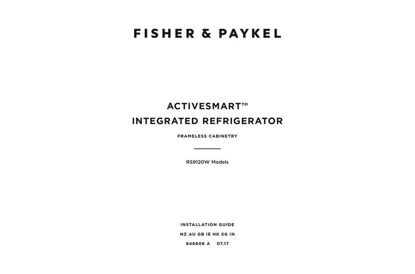 Fisher & Paykel ACTIVESMART RS9120WRJ User manual