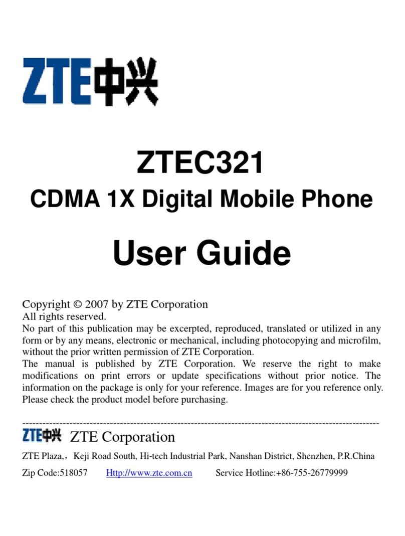 Zte ZTEC321 user guide