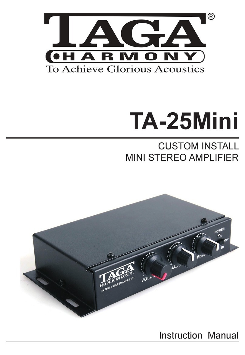 Taga TA-25Mini instruction manual