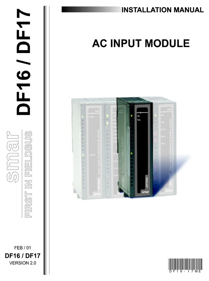 SMAR DF17 installation manual
