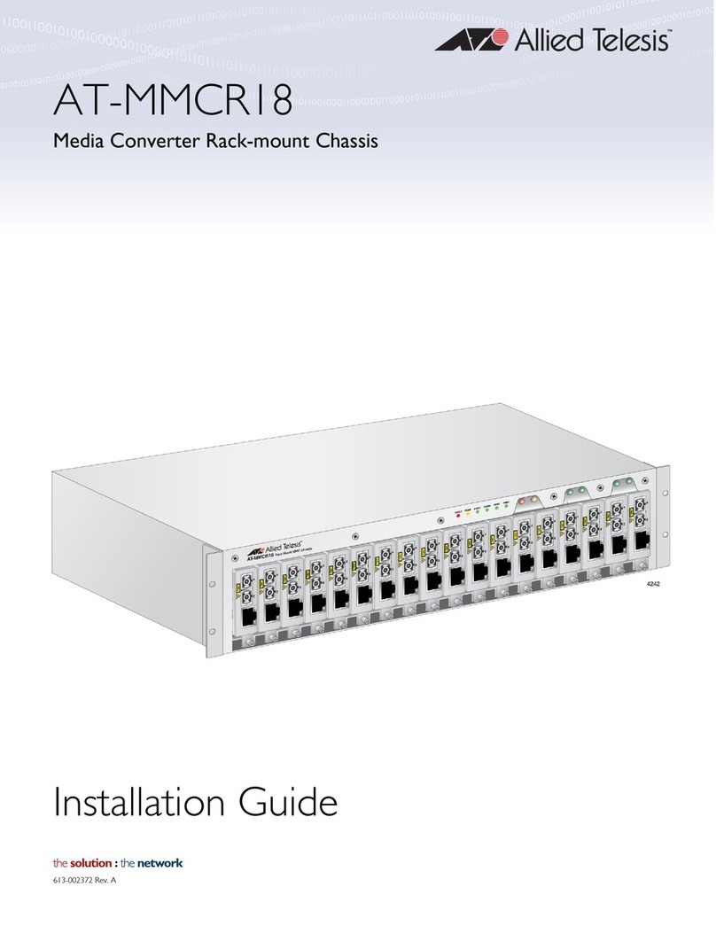 Allied Telesis AT-MMCR18 User manual