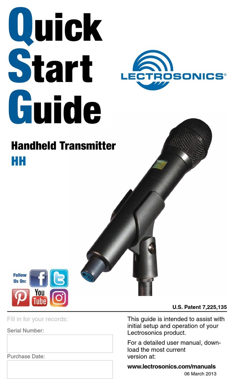 Lectrosonics HH User manual