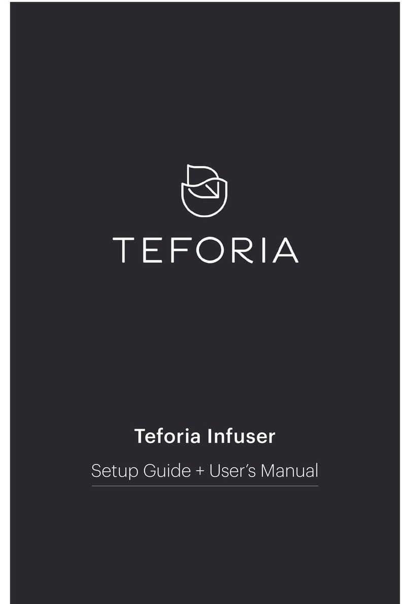 Teforia Infuser Setup and user guide