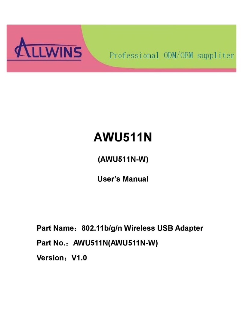 Allwins AWU511N user manual