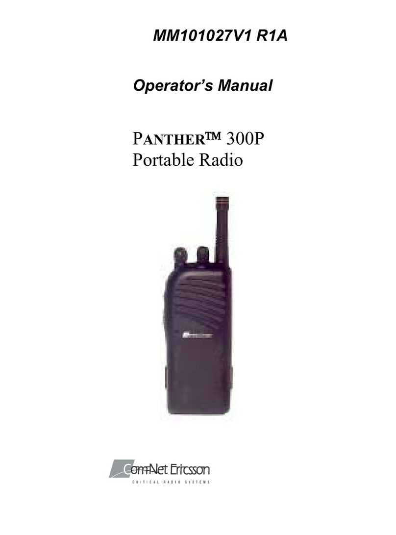 COMNET ERICSSON PANTHER 300P Operator's manual