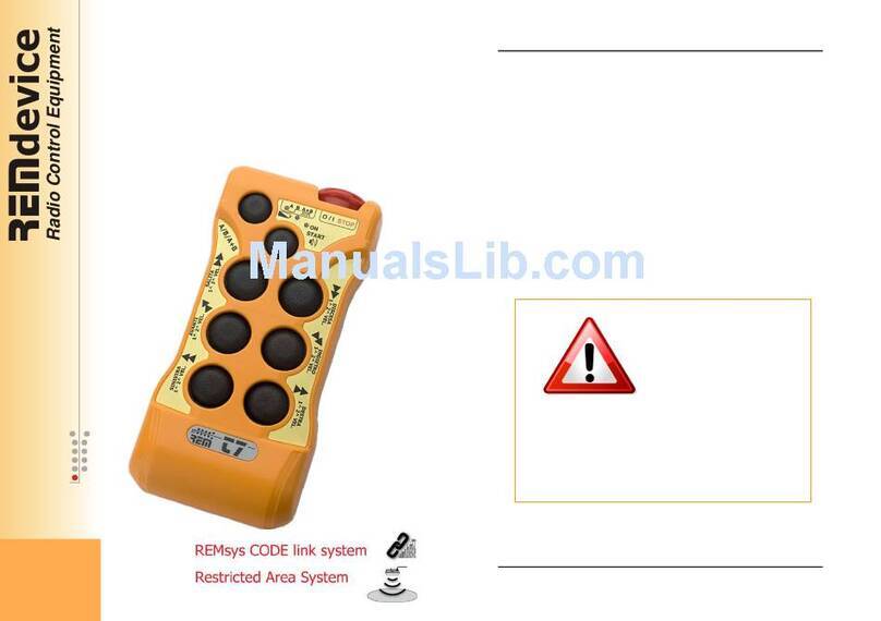 REMdevice T3 @ 2G4 User manual