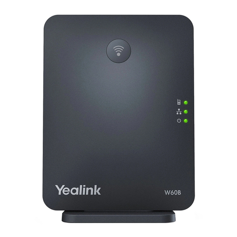 Yealink Verizon One Talk W60B User manual