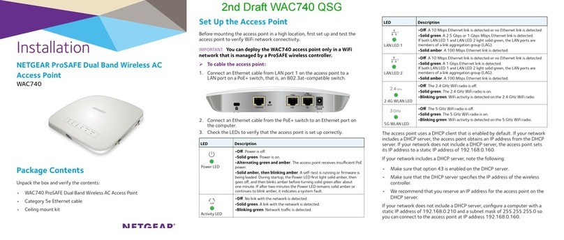 NETGEAR prosafe WAC740 User manual